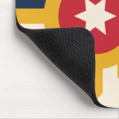 Flagge von Tulsa (Oklahoma) Mousepad (Ecke)