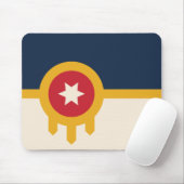 Flagge von Tulsa (Oklahoma) Mousepad (Mit Mouse)