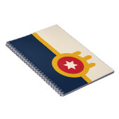 Flagge von Tulsa (Oklahoma) Notizblock (Rechte Seite)
