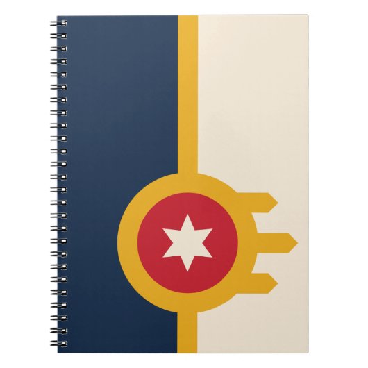 Flagge von Tulsa (Oklahoma) Notizblock (Vorderseite)