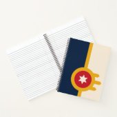 Flagge von Tulsa (Oklahoma) Notizblock (Innenseite)