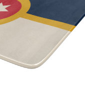 Flagge von Tulsa (Oklahoma) Schneidebrett (Ecke)