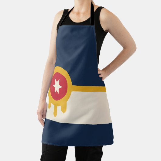 Flagge von Tulsa, Oklahoma Schürze (InSitu)