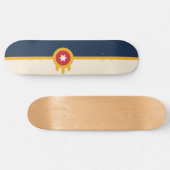 Flagge von Tulsa (Oklahoma) Skateboard (Horizontal)