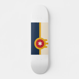 Flagge von Tulsa, Oklahoma Skateboard