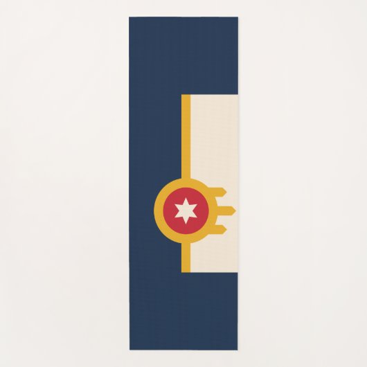 Flagge von Tulsa, Oklahoma Yogamatte (Vorderseite)