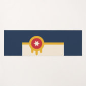 Flagge von Tulsa, Oklahoma Yogamatte (Vorderseite (Horizontal))