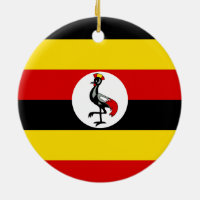 Flagge von Uganda-Verzierung