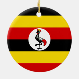 Flagge von Uganda-Verzierung Keramik Ornament