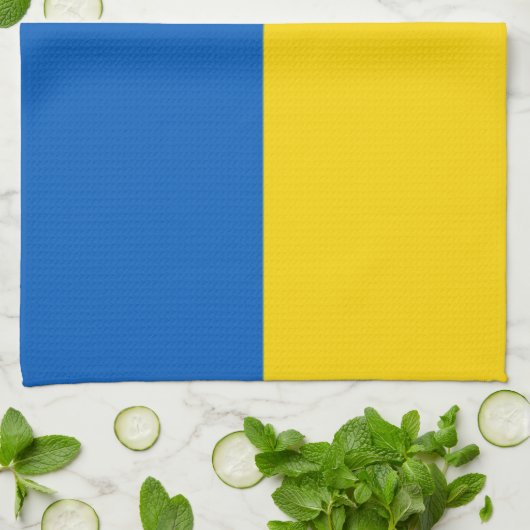 Flagge von Ukraine Handtuch (Gefaltet)