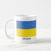 Flagge von Ukraine Kaffeetasse (Links)