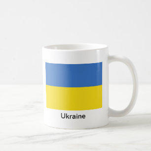 Flagge von Ukraine Kaffeetasse