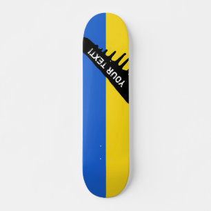 Flagge von Ukraine Skateboard