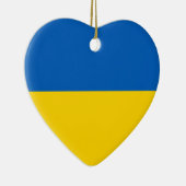 Flagge von Ukraine - ukrainische Flagge - Keramik Ornament (Rechts)