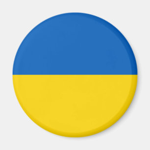 Flagge von Ukraine - ukrainische Flagge - Magnet