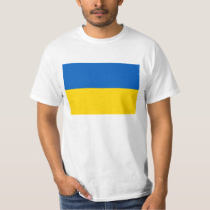 Flagge von Ukraine - ukrainische Flagge - T-Shirt