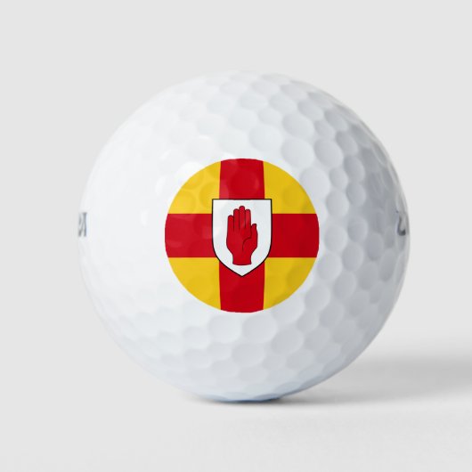 Flagge von Ulster Golfball (Vorderseite)