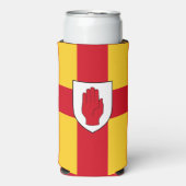 Flagge von Ulster Selters Dosenkühler (Seltzer Vorderseite)