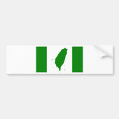 Flagge von unabhängigem Taiwan - 臺灣獨立運動 - 台灣獨立運動 Autoaufkleber (Vorne)