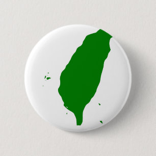 Flagge von unabhängigem Taiwan - 臺灣獨立運 Button