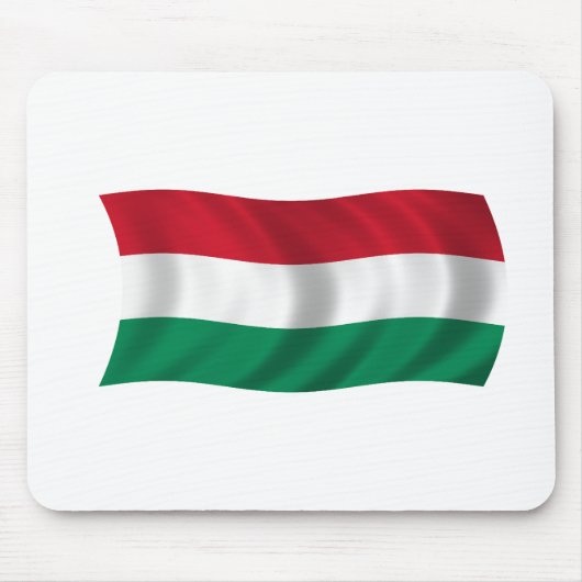 Flagge von Ungarn Mousepad (Vorne)