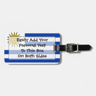 Flagge von Uruguay Easy ID Persönlich Gepäckanhänger