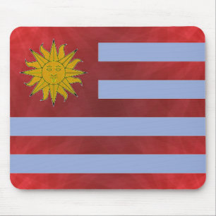 Flagge von Uruguay-Maus-Pad Mousepad