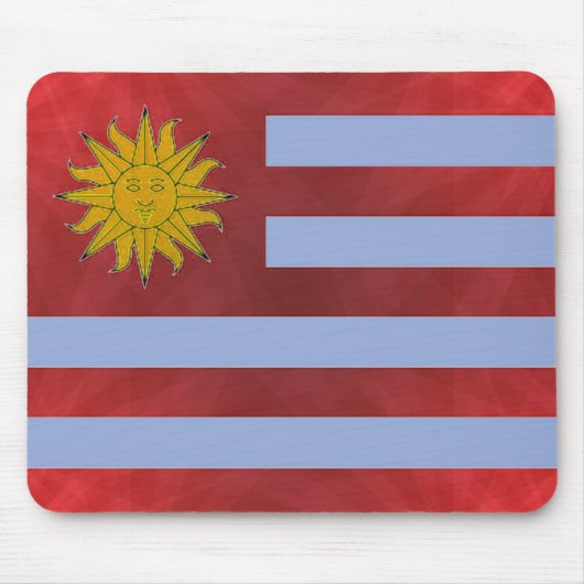 Flagge von Uruguay-Maus-Pad Mousepad (Vorne)