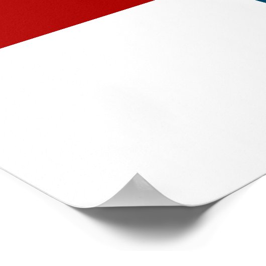 Flagge von Utah (Beehive Flag) Poster (Ecke)