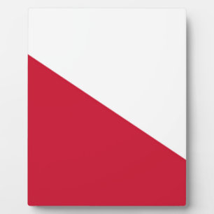 Flagge von Utrecht (Stadt) Fotoplatte