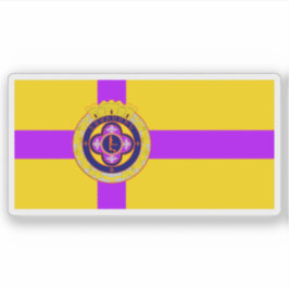 Flagge von VagharShapat, Republik Armenien Aufkleber