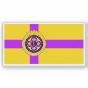 Flagge von VagharShapat, Republik Armenien Aufkleber