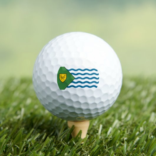 Flagge von Vancouver, British Columbia Golfball (Insitu T-Shirt)
