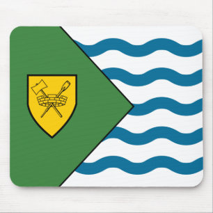 Flagge von Vancouver (British Columbia, Kanada) Mousepad