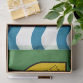 Flagge von Vancouver (British Columbia, Kanada) Seidenpapier (Geschenk)