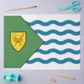 Flagge von Vancouver (British Columbia, Kanada) Seidenpapier (Basteln)