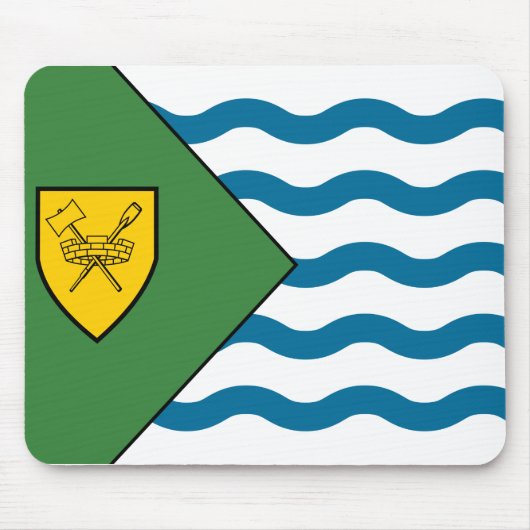 Flagge von Vancouver, British Columbia Mousepad (Vorne)
