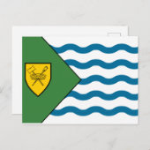Flagge von Vancouver, British Columbia Postkarte (Vorne/Hinten)