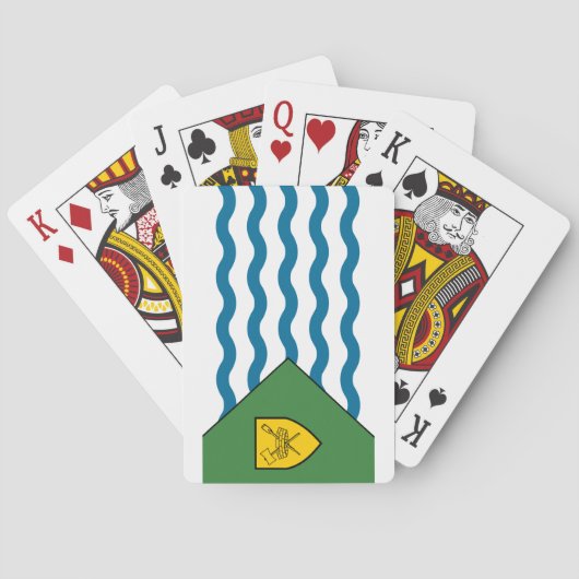 Flagge von Vancouver, British Columbia Spielkarten (Rückseite)