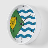 Flagge von Vancouver, British Columbia Uhr (Winkel)