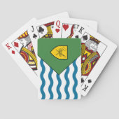 Flagge von Vancouver - Kanada Spielkarten (Rückseite)
