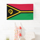 Flagge von Vanuatu Banner (Insitu)