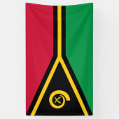 Flagge von Vanuatu Banner (Vertikal)