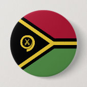 Flagge von Vanuatu Button (Vorderseite)