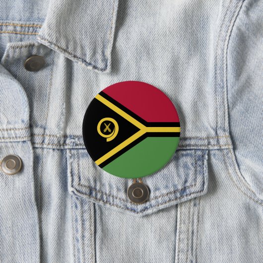 Flagge von Vanuatu Button (Beispiel)