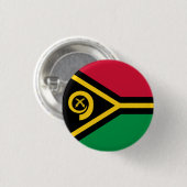 Flagge von Vanuatu Button (Vorne & Hinten)