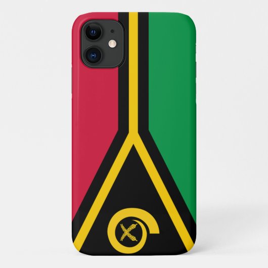 Flagge von Vanuatu Case-Mate iPhone Hülle (Rückseite)