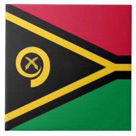 Flagge von Vanuatu Fliese