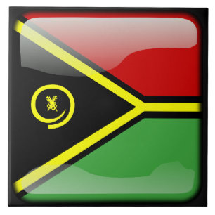 Flagge von Vanuatu Fliese