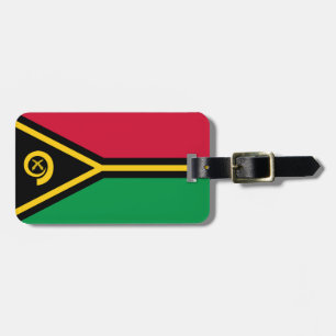 Flagge von Vanuatu Gepäckanhänger